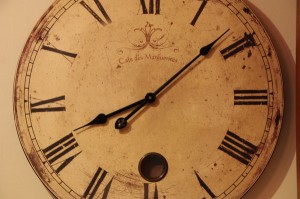 Face of an old clock