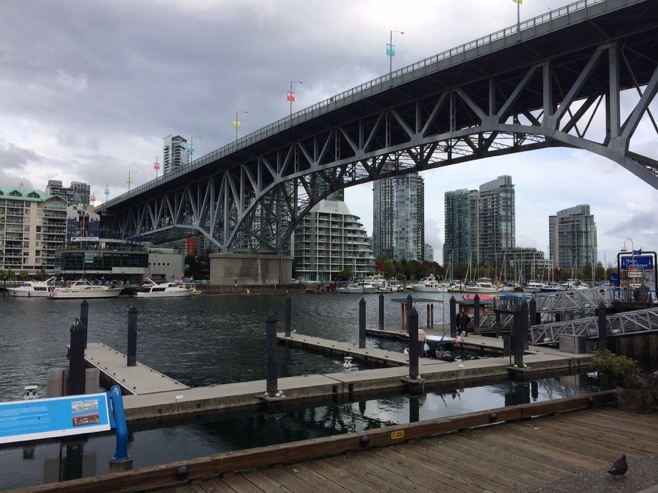 Waterfront dock and bridge