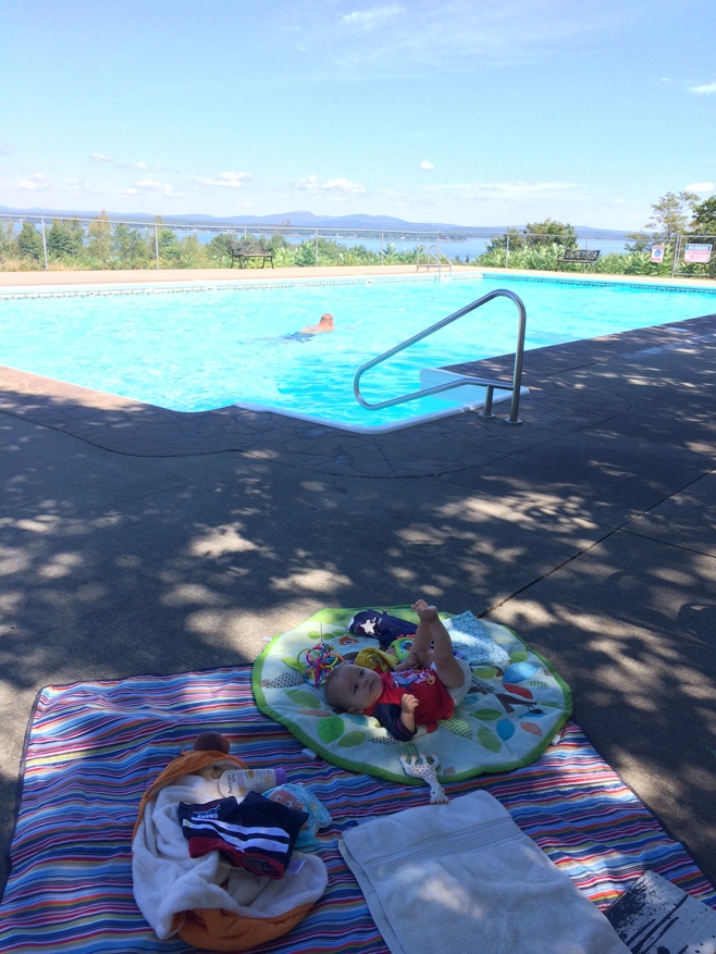 Picnic by the pool