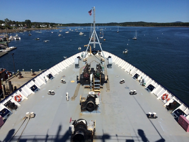 View from the Captain's chair