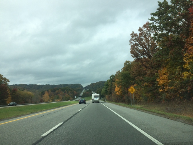 RV on a highway