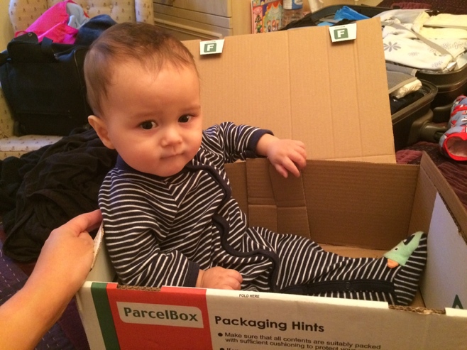 Baby in box