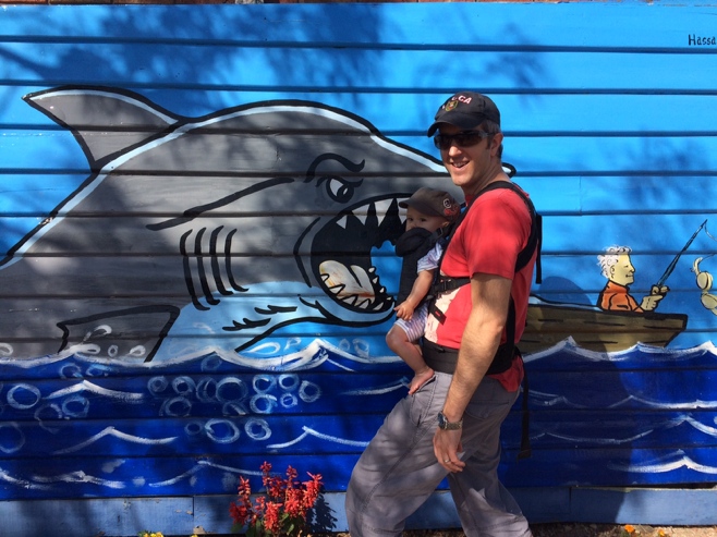 Shark mural