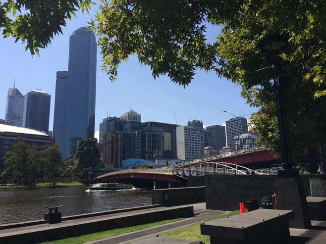 Melbourne in sunshine