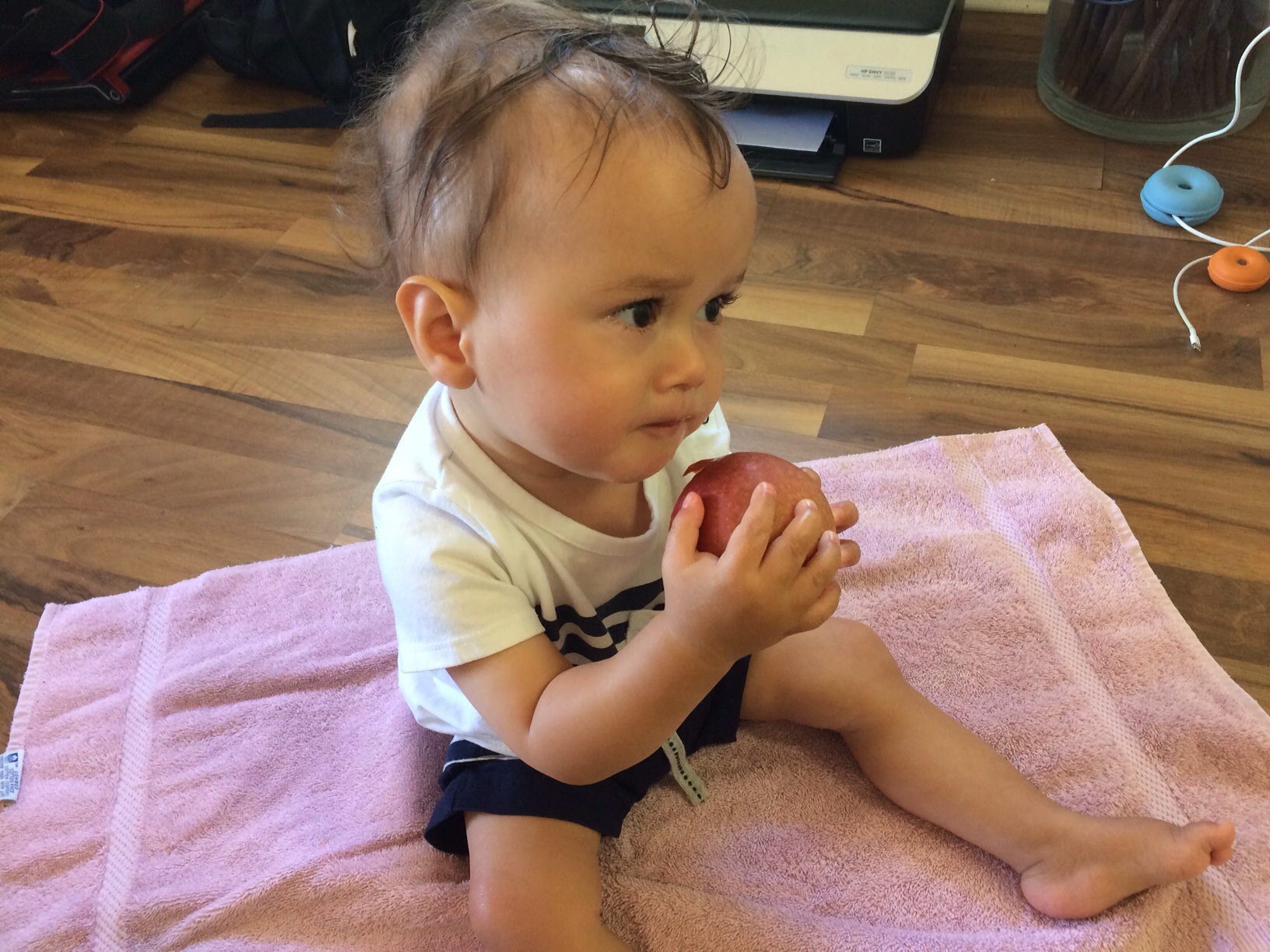 Apple snack time